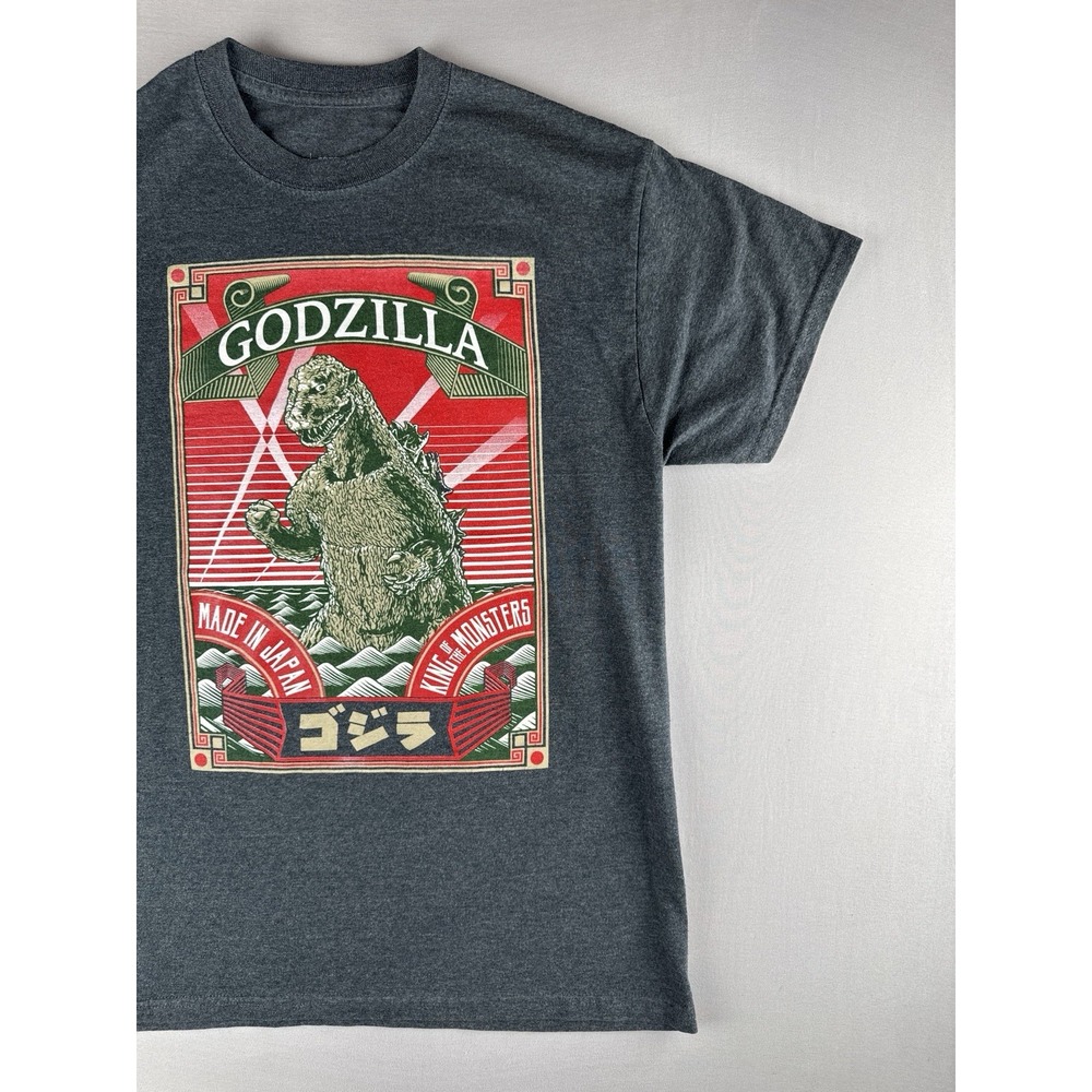 Godzilla King of Monsters T Shirt Made Japan Gray Graphic Size M - Picture 3 of 8
